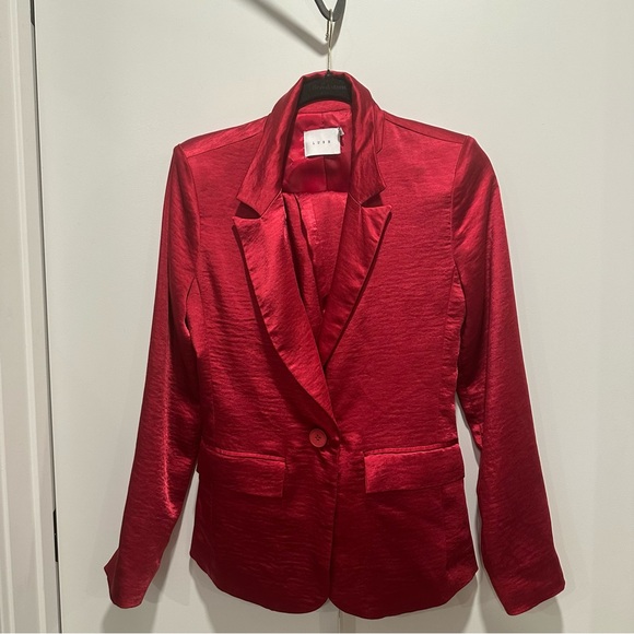 Lush Jackets & Blazers - Lush Vibrant Red Women's Blazer